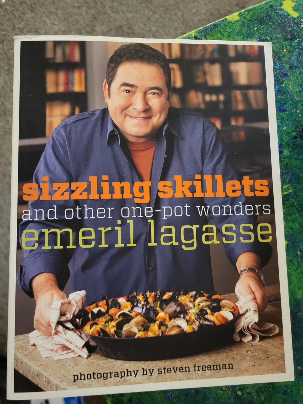 Emeril Lagasse "Sizzling Skillets" Cookbook - Autographed